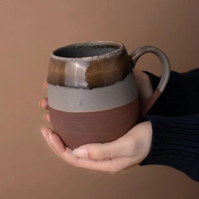 وابا - كوب سيراميك مع قاعدة 500 مل | Waba - Ceramic cup with Saucer 500 ml L16