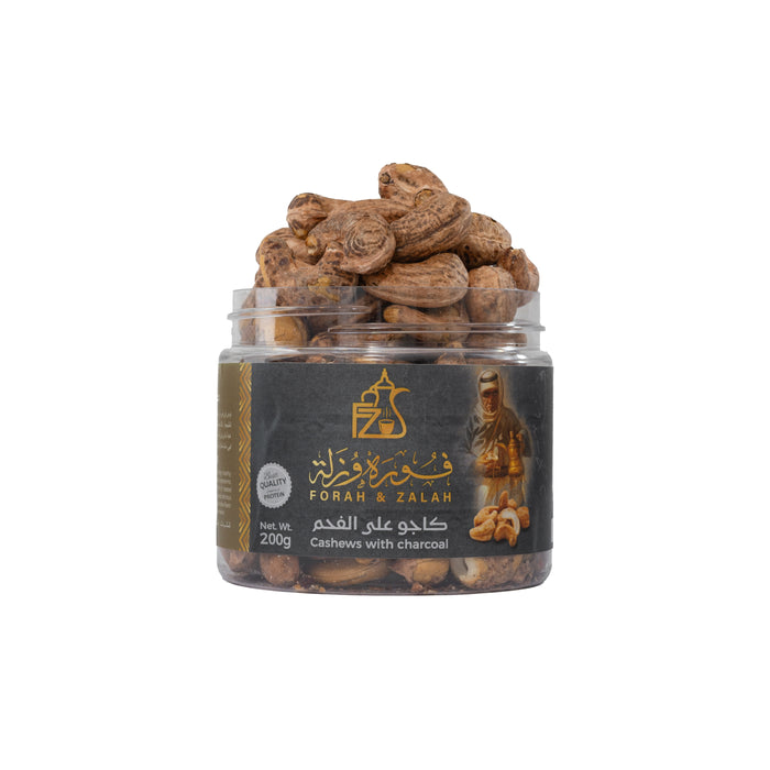 Forah & Zalah - Cashews with Charcoal 150 g | فوره وزله - كاجو على الفحم 150 جرام