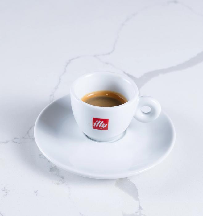 illy - Logo Espresso Cup with Saucer 80ml