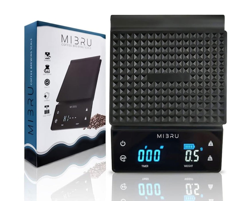MIBRU - Digital Coffee Scale with Touch Display – Black