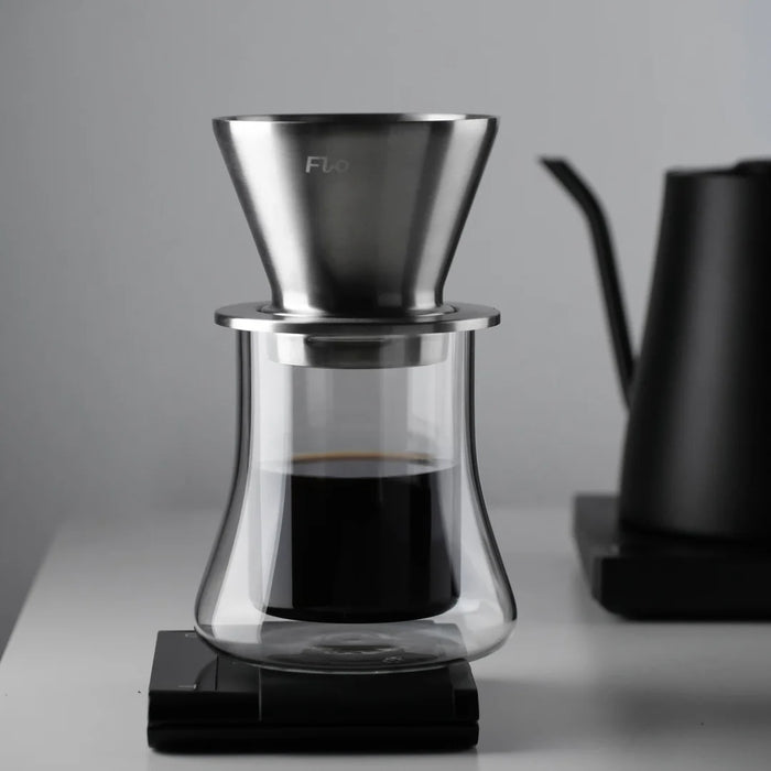 Varia FLO Dual-Wall Glass Server — 0.4L