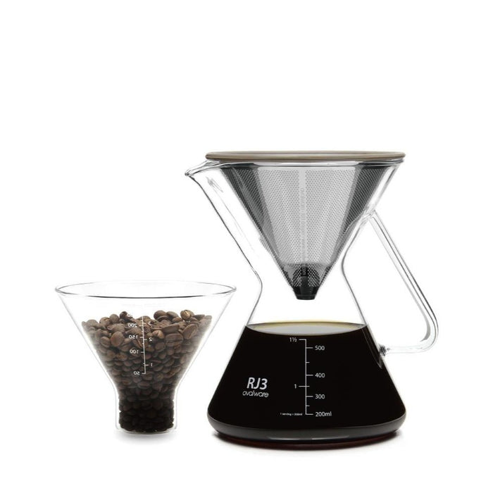 Pour Over Coffee Maker W/Filter - Ovalware