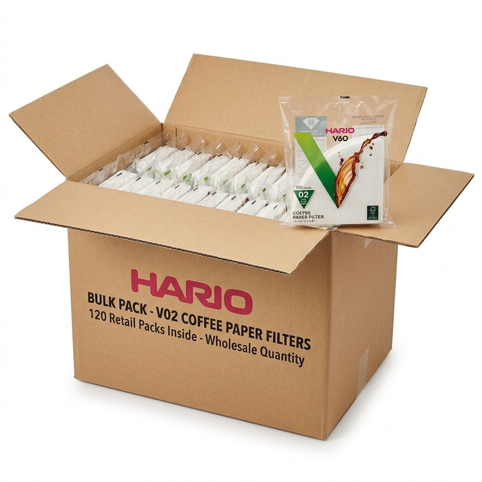 Hario V60 Filter Papers Size 02 | 100 Pieces × 120 Wholesale