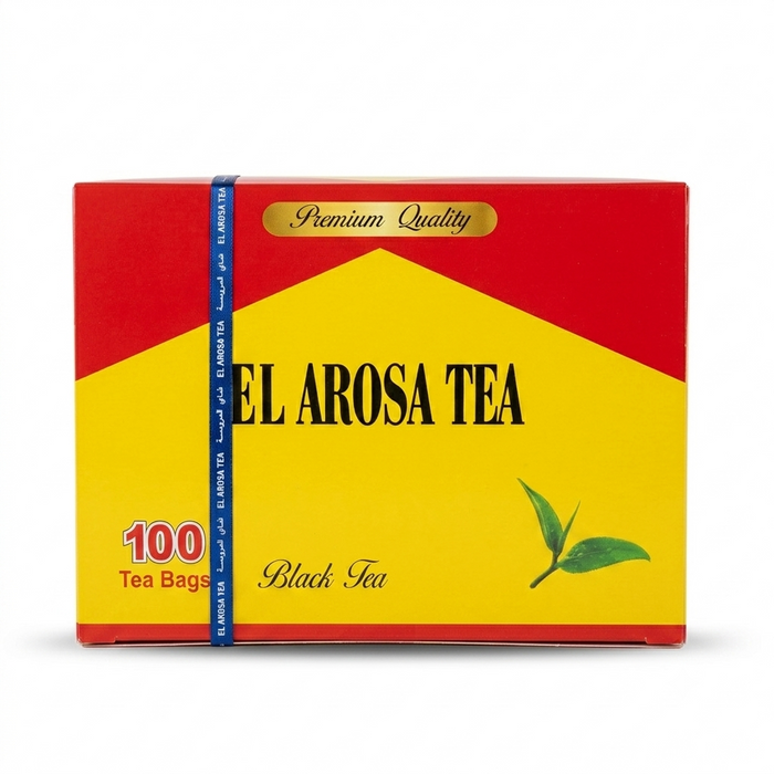 El Arosa Tea - 100 Black Tea Bags |شاي العروسة 100 كيس