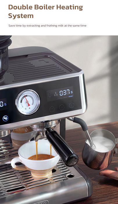 HiBREW -  Barista Pro Espresso Coffee Machine H7A | H7A هايبرو - باريستا برو إسبرسو