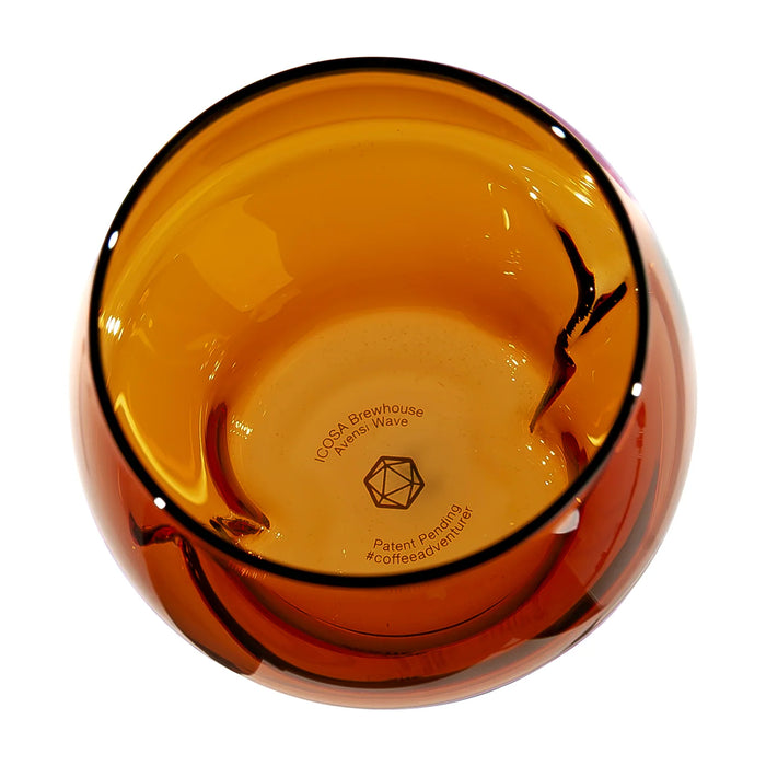 AERESSO Wave Espresso Glass – Amber 190ml