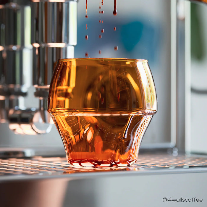 AERESSO Wave Espresso Glass – Amber 190ml