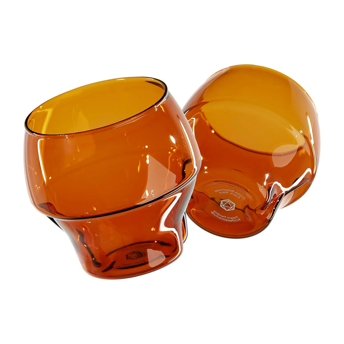 AERESSO Wave Espresso Glass – Amber 190ml