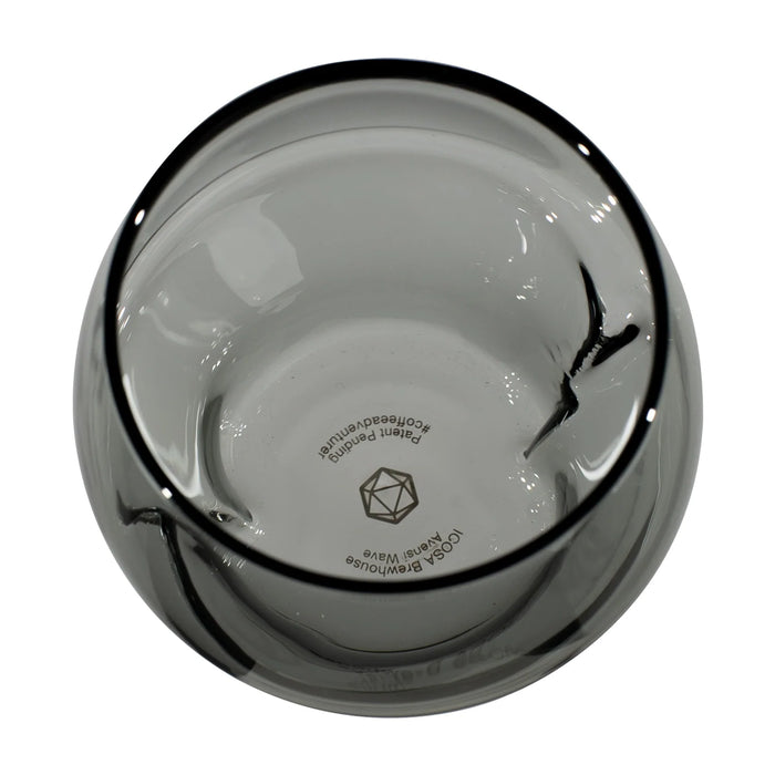 AERESSO Wave Espresso Glass – Midnight Black 190ml