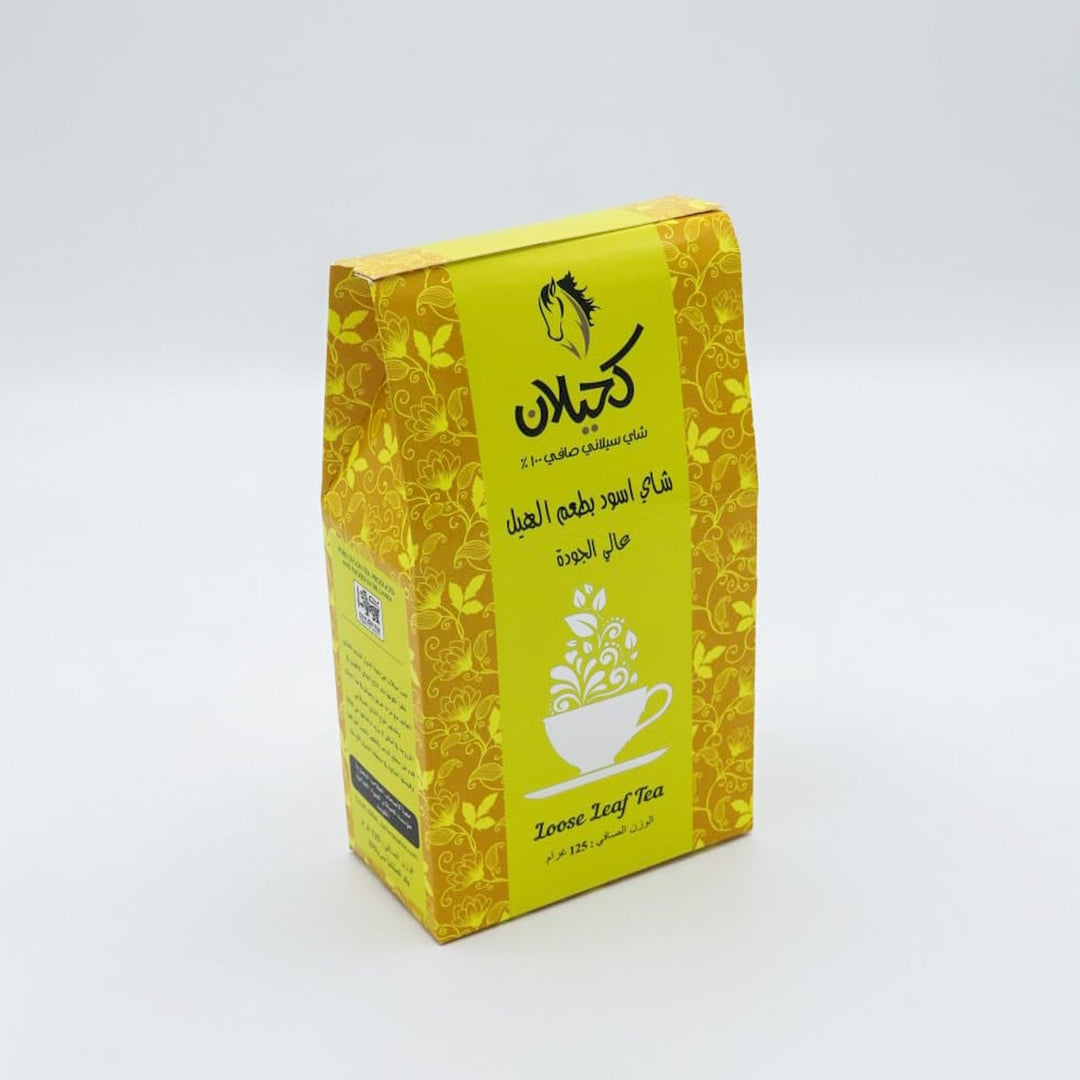 كحيلان - شاي اسود بطعم الهيل 125 جرام  |  Khelan - Black Tea with Cardamom 125 gm