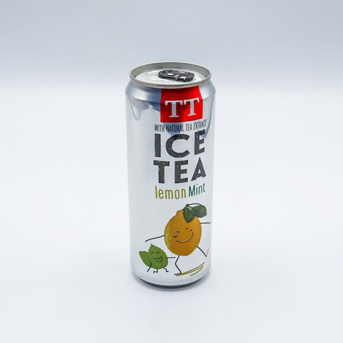Tea Time - Lemon & Mint ice tea 330 ml |  تي تايم - شاي مثلج بالليمون والنعناع 330 مل