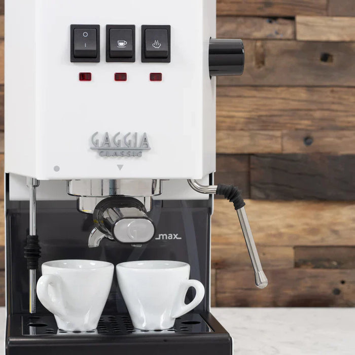 Gaggia - Classic Evo Espresso Machine White | غاجيا - ماكينة إسبريسو إيفو الكلاسيكية باللون أبيض