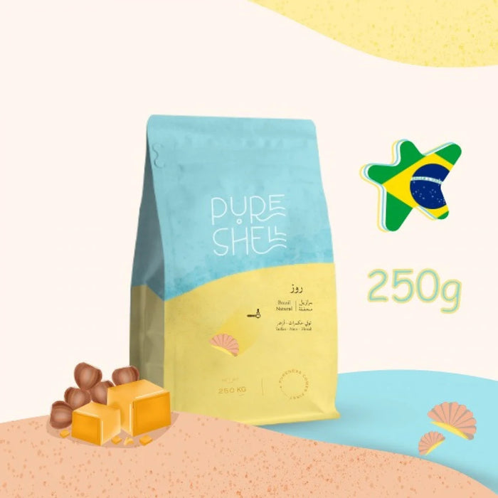 Pure Shell Roastery - Rose Brazil 250 g Espresso Preparation