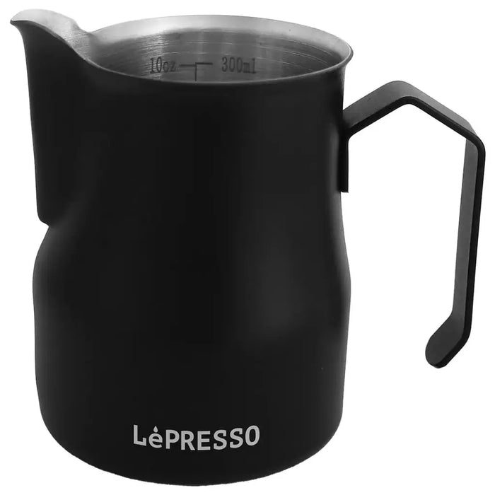 LePresso Milk Frothing Pitcher – Black, 350ml