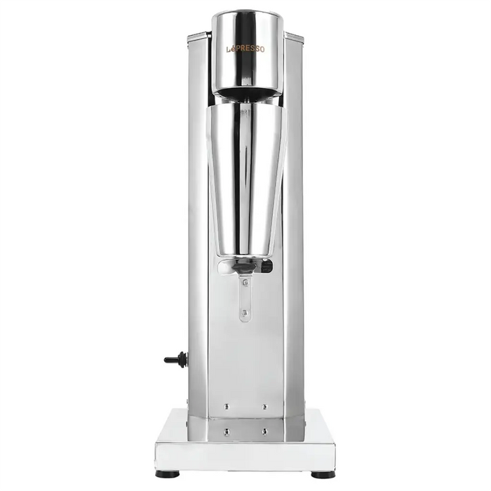 LePresso -  Frosty Whip Milk Shake Maker with Dual Gear Speed Control - Silver