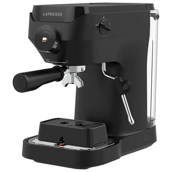 LePresso -  Lucenero 19-Bar Coffee Machine with LCD Screen - Black