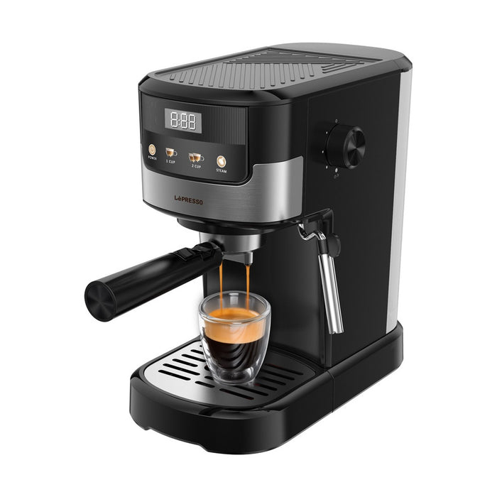 Lepresso - Suprema Espresso Machine Black | ليبريسو - ماكينة إسبريسو سوبريما أسود