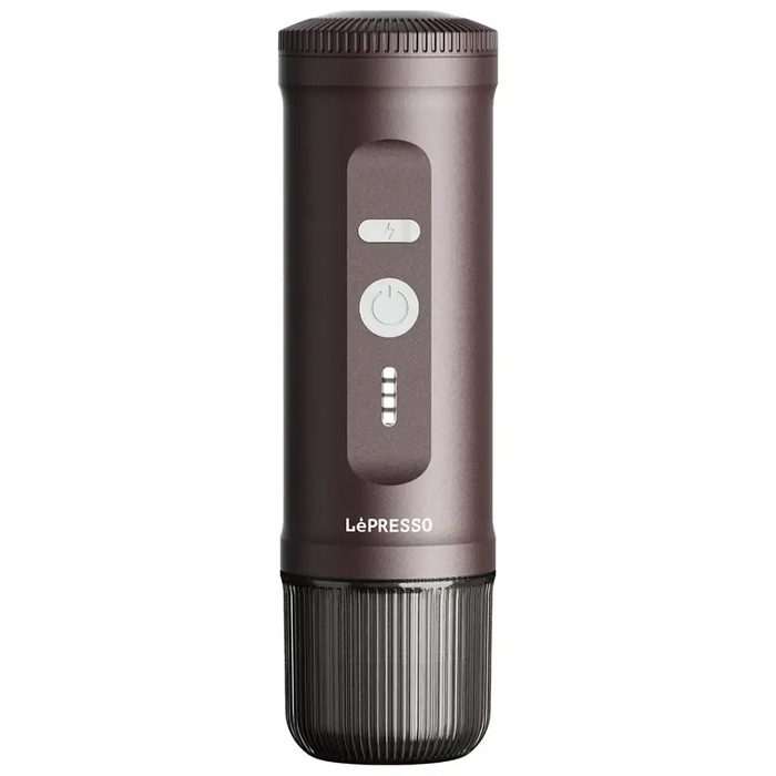 LePresso Portable 2-in-1 Espresso Maker – Brown