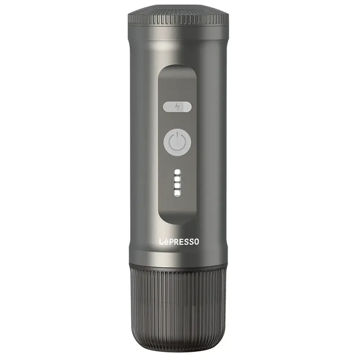 LePresso Portable 2-in-1 Espresso Maker – Gray | ليبريسوا ماكينة إسبريسو محمولة 2 في 1 من  رمادي