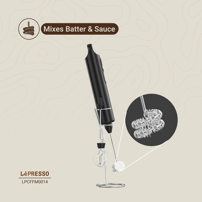 LePresso -  3 In 1 Frother - Black
