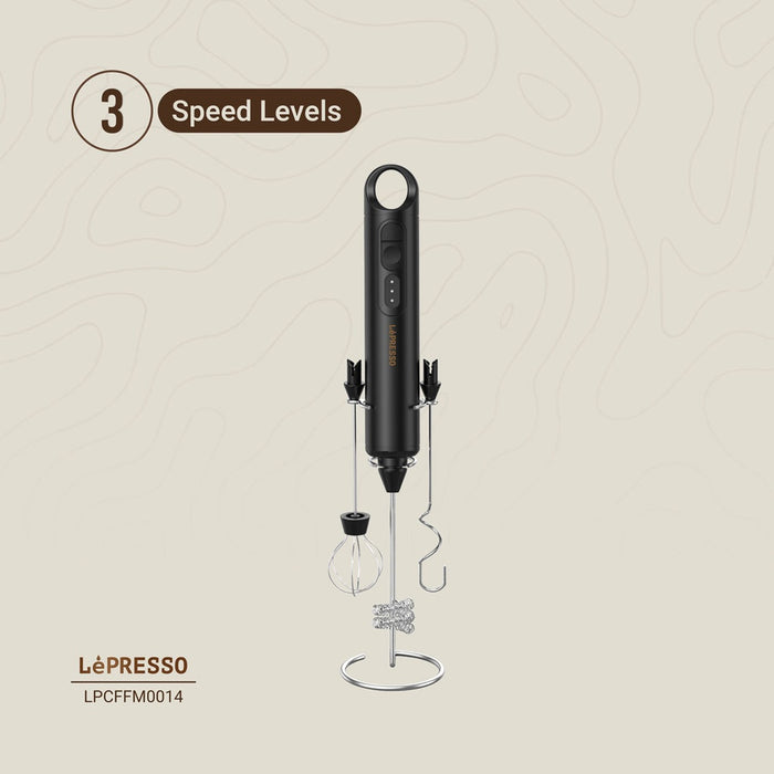 LePresso -  3 In 1 Frother - Black