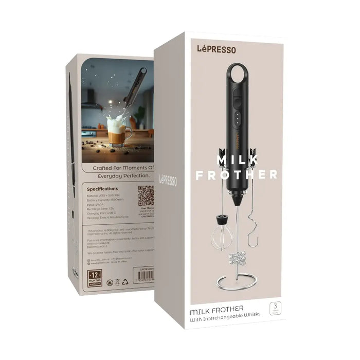 LePresso -  3 In 1 Frother - Black
