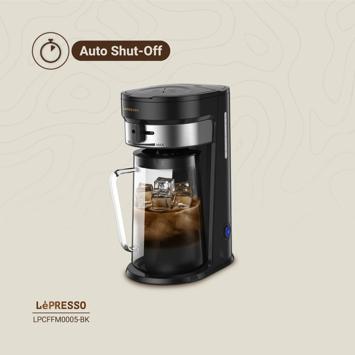 LePresso - Cold Brew Machine Ice Coffee & Tea - Black