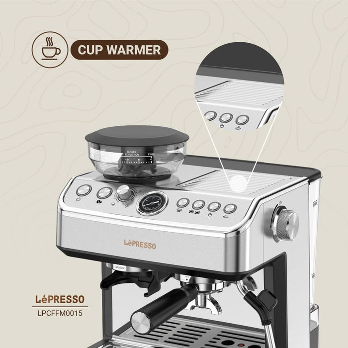 Lepresso - Advanced Espresso Machine - Silver