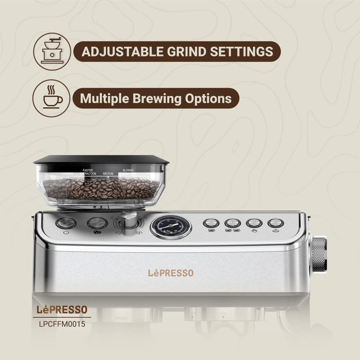 Lepresso - Advanced Espresso Machine - Silver