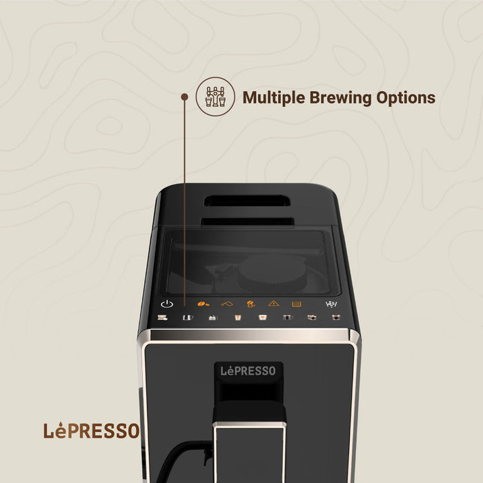 LePresso - 20 Bar Full Automatic Coffee Machine 1.5L - Black