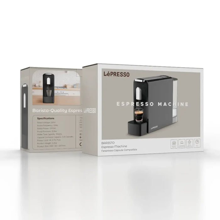 Lepresso Baristo Espresso Machine Nespresso Capsule Compatile