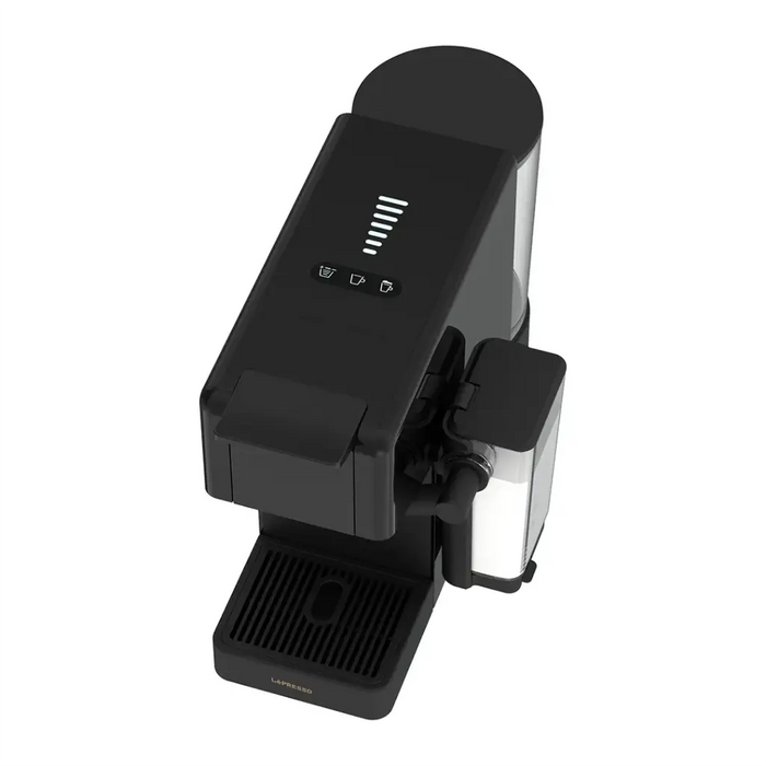 Lepresso - Crema Pro 3 -1 -Capsule Coffee Machine – 20-Bar Pressure, Dual Boiler, Milk Frother, Black