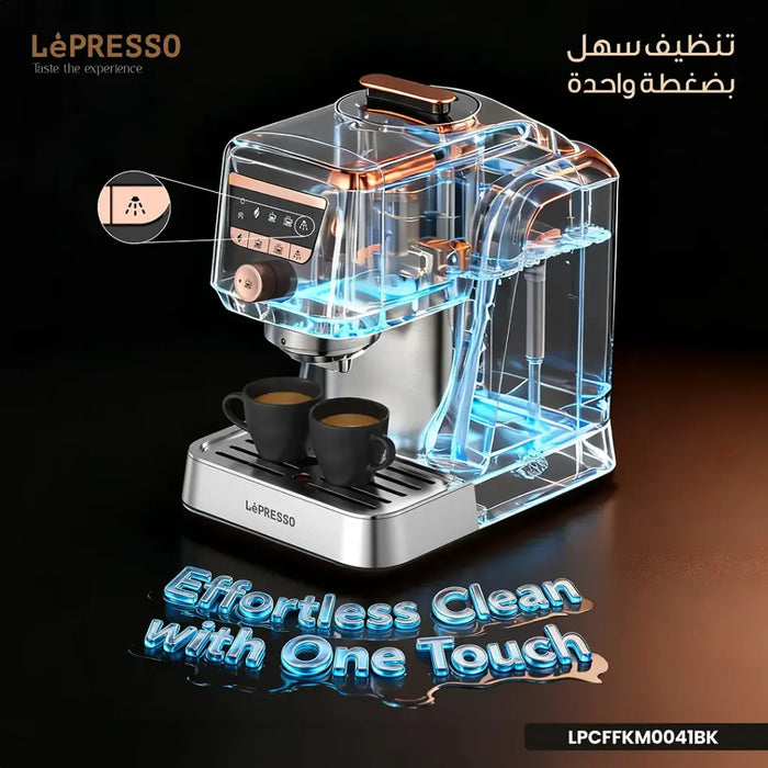 LePresso KaveMystique Automatic Turkish Coffee Maker with Self-Cleaning Function | 800mL | Digital Control Panel | Black