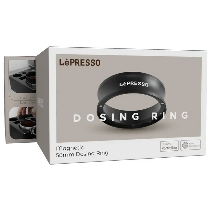 Lepresso -   Magnetic 58mm Dosing Ring - Black