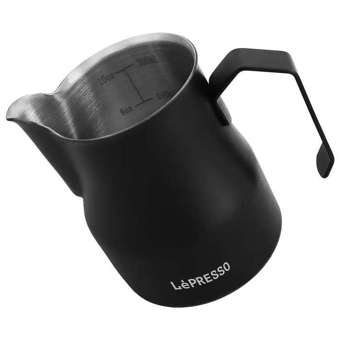 LePresso Milk Frothing Pitcher – Black, 350ml