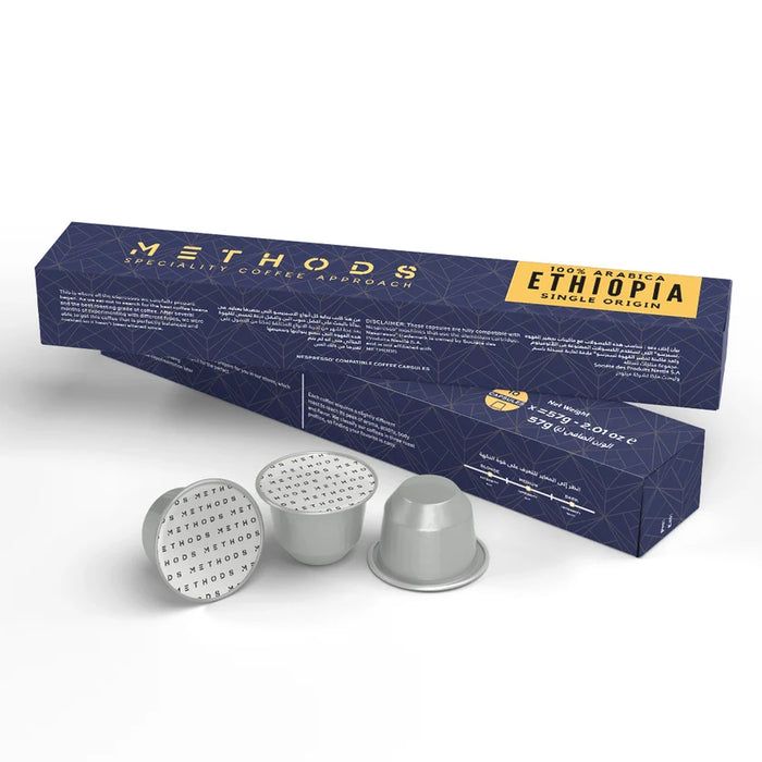 Methods Roastery – Ethiopia Single Origin Coffee Capsules – 10 Capsules