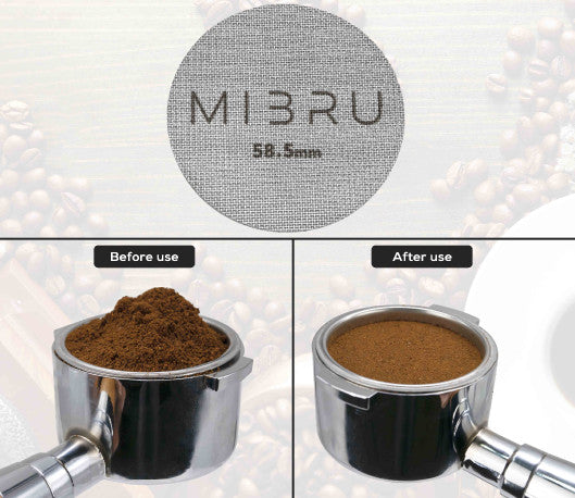 MIBRU - 58.5 mm Espresso Puck Screen