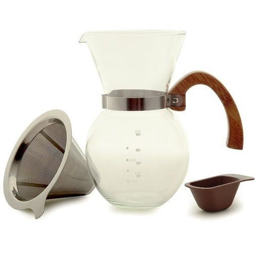 Norpro - Pour Over Coffee Maker With S/Steel Filter 650ml |  نوربرو - صانعة القهوة مع فلتر