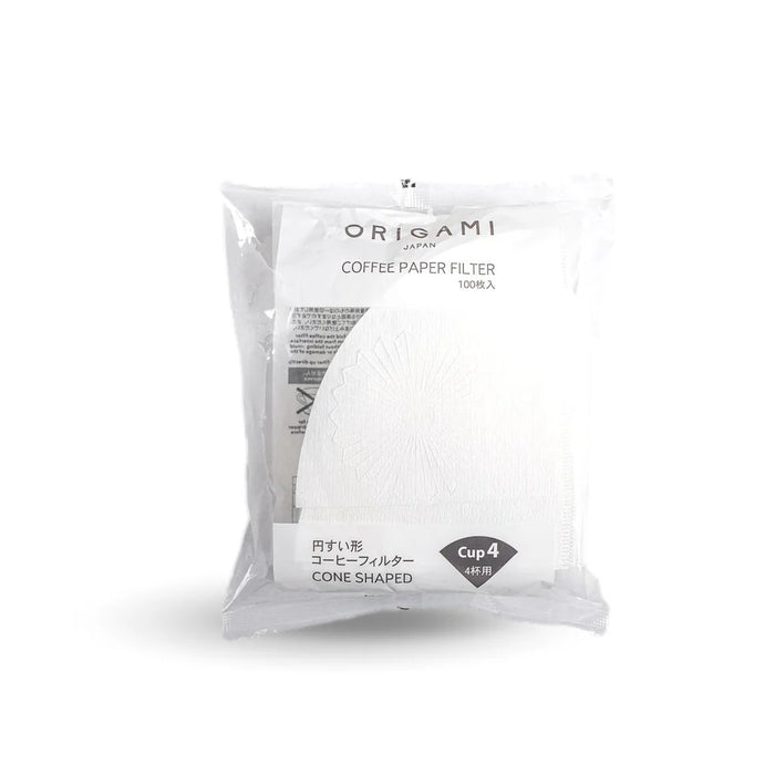 Origami - Coffee Filter Paper – Cone Shaped (4 Cups)