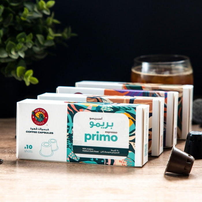 New York Coffee - Primo Coffee Capsules | قهوة نيويورك - كبسولات قهوة بريمو