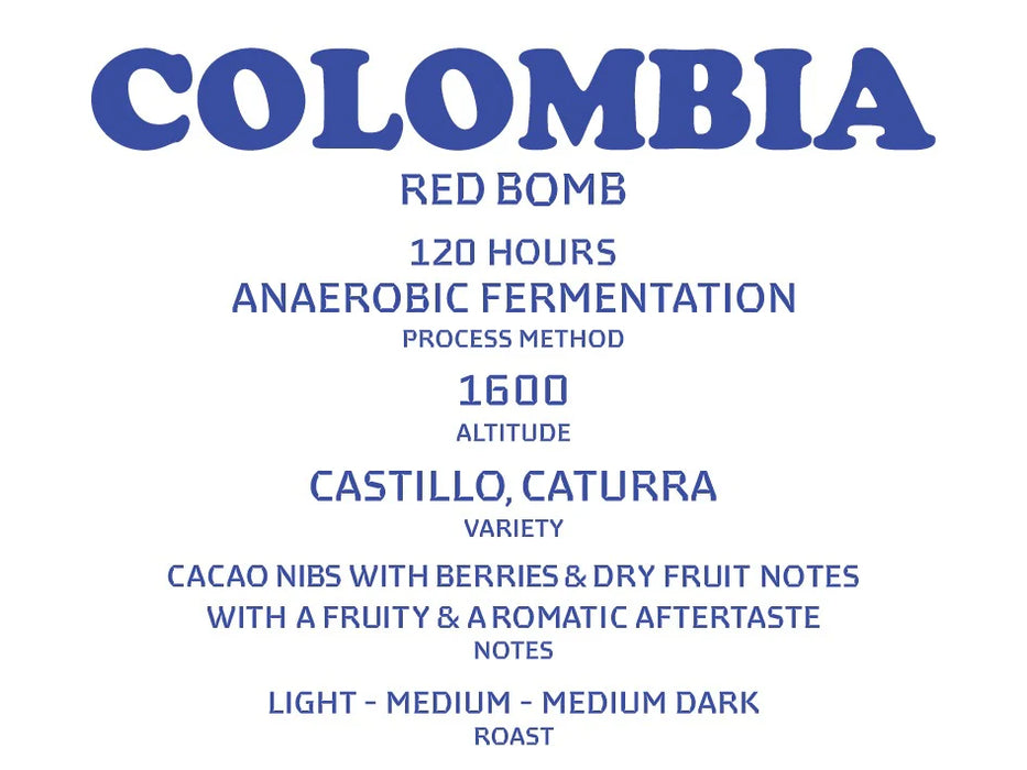 Collective Roastery - Colombia Red Bomb 250 g Filter & Espresso Preparations