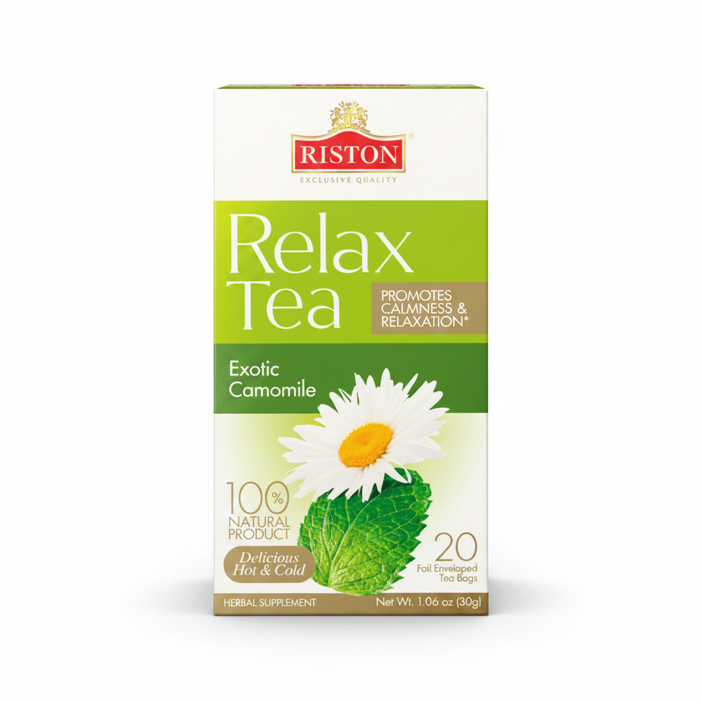 Riston - Exotic Camomile Tea – 20 Tea Bags × 1.5 g (Foiled Sachets) — Kaif
