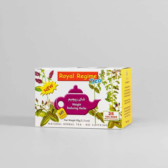 Royal Tea - Regime Herbal Tea - 25 tea bags | شاي رويال - شاي اعشاب ريجيم - 25 كيس شاي