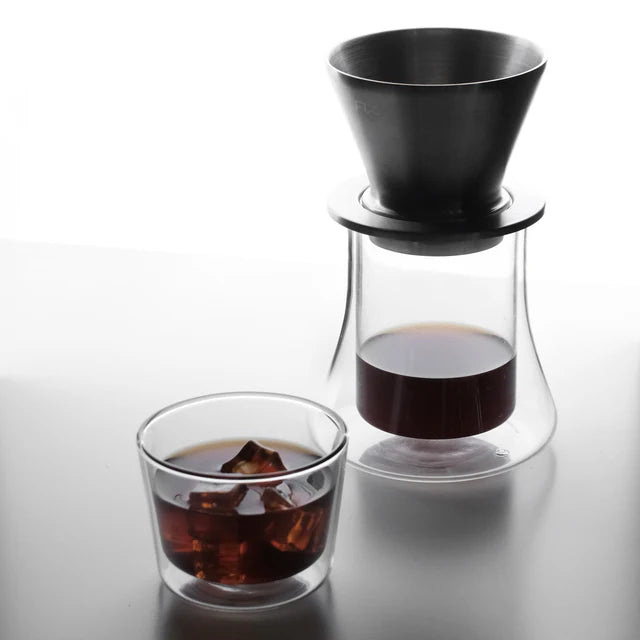 Varia FLO Dual-Wall Glass Server — 0.4L
