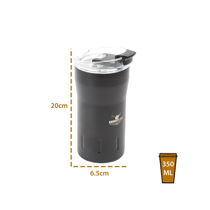 CAMOUFLAGE - THERMOL MUG 350ML BLACK