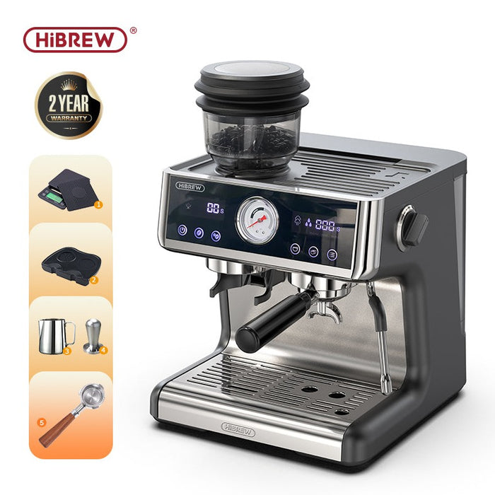 HiBREW -  Barista Pro Espresso Coffee Machine H7A | H7A هايبرو - باريستا برو إسبرسو