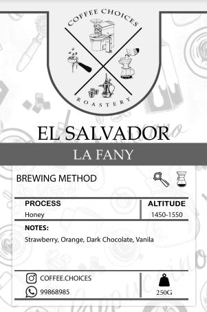Coffee Choices - El Salvador La Fany 250 g Filter & Espresso Preparation
