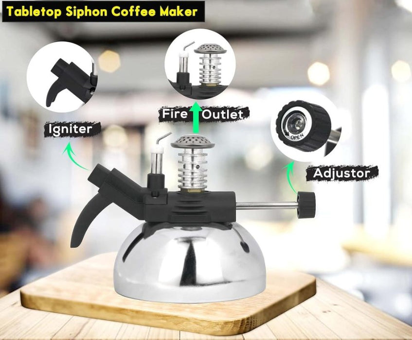Small gas stove with a kettle base - blue | موقد غاز صغير مع قاعدة للإبريق - ازرق