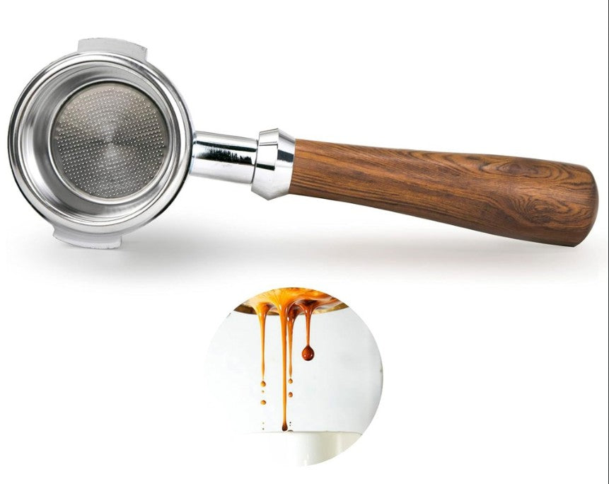MIBRU - Exposed coffee portafilter with a 58mm diameter basket 2 EARS | مايبرو - بورتافلتر قهوة مكشوف مع باسكت بقطر 58 ملم