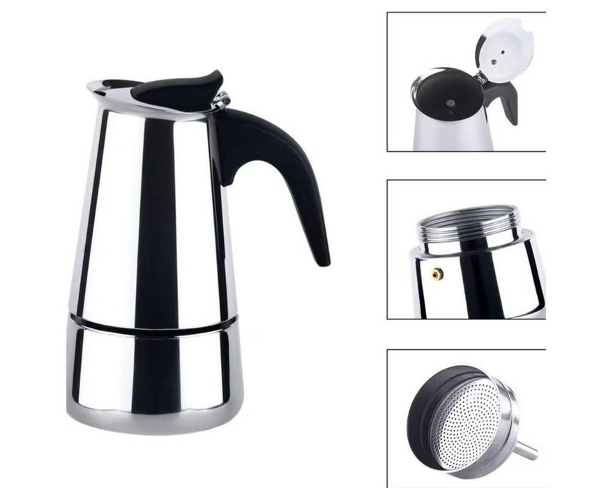 200ml Moka Espresso Coffee Maker | محضرة قهوة موكا إسبريسو 200 مل